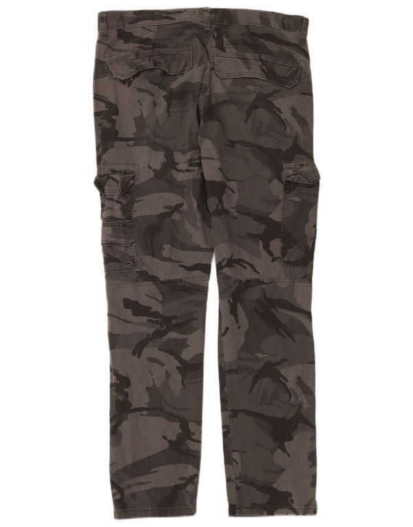 WRANGLER Muške sužene kargo hlače regularnog kroja W33 L30 sive kamuflažne