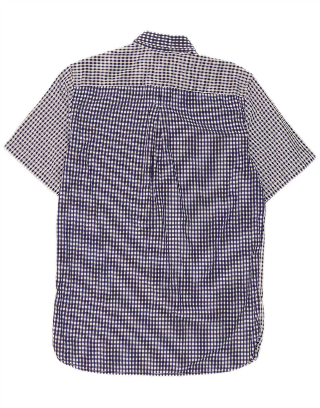 Fred Perry muška košulja kratkih rukava, mali plavi karirani pamuk