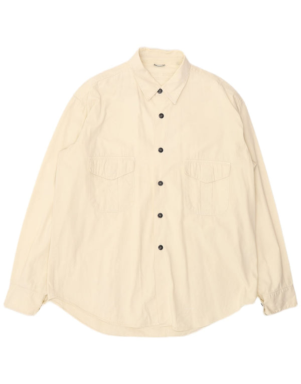 STONE ISLAND Muška košulja 2XL klasična pamučna bijela boja