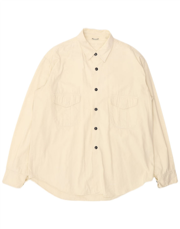 STONE ISLAND Muška košulja 2XL klasična pamučna bijela boja