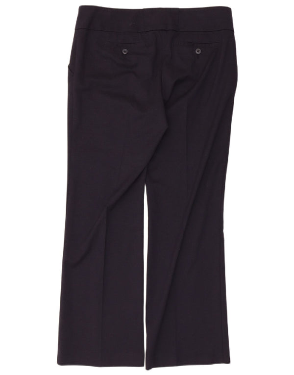 MONSOON Womens Standard Fit Casual Trousers UK 14 Large W36 L30 Navy Blue