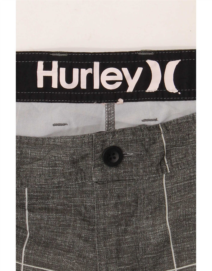 Hurley muške chino kratke hlače W34 Large Grey Geometric