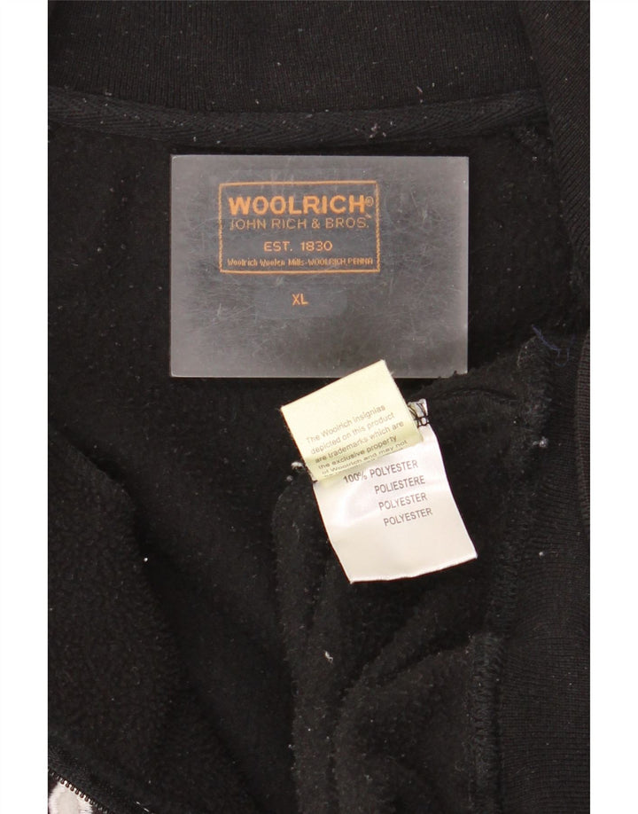 Woolrich Ženska grafička jakna od flisa UK 18 XL crni poliester