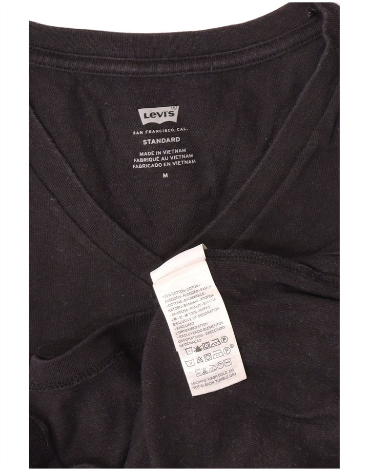 LEVI'S Standardna muška majica kratkih rukava Srednji crni pamuk