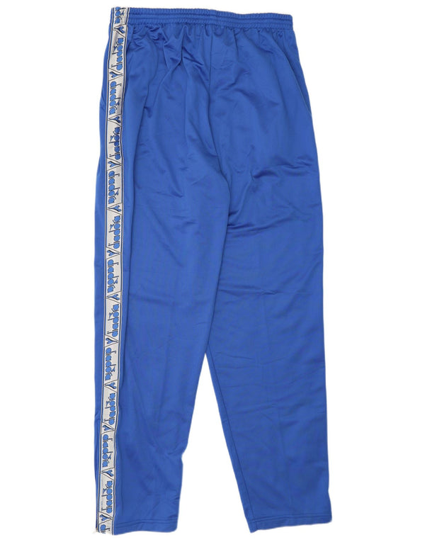 DIADORA Mens Graphic Tracksuit Trousers 3XL Blue Colourblock Polyester