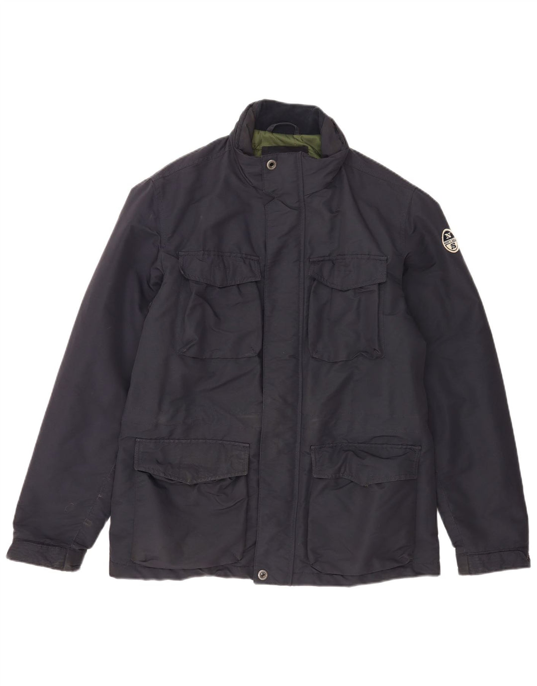 North Sails muška vjetrovka jakna UK 42 XL tamnoplavi poliester
