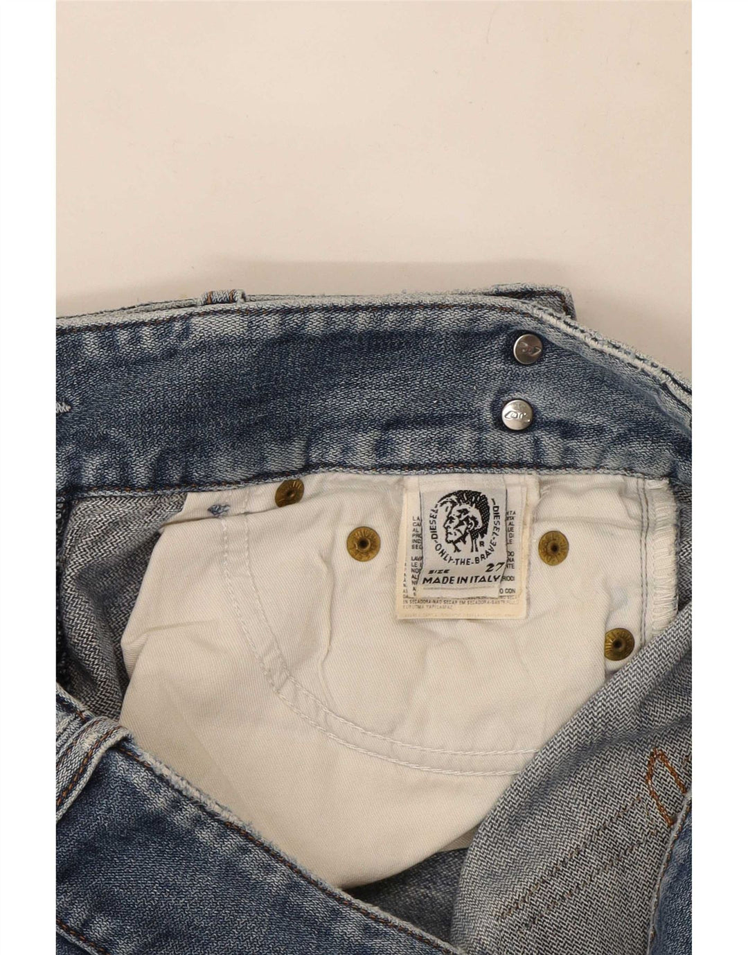 Diesel Ženske Bootcut traperice W27 L33 Plavi pamuk