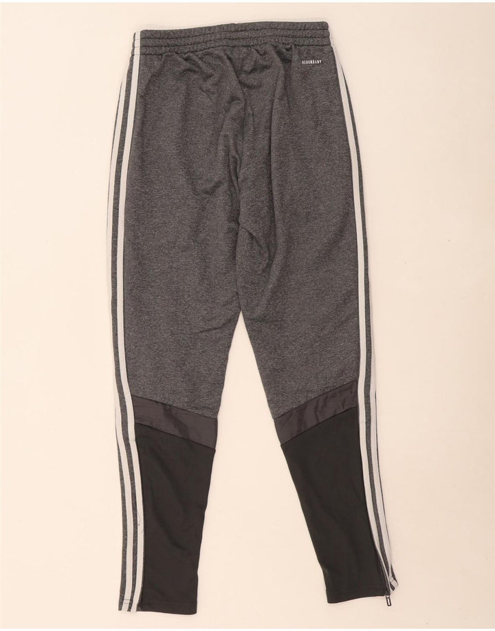 ADIDAS Mens Aeroready Tracksuit Trousers Small  Grey Colourblock Polyester