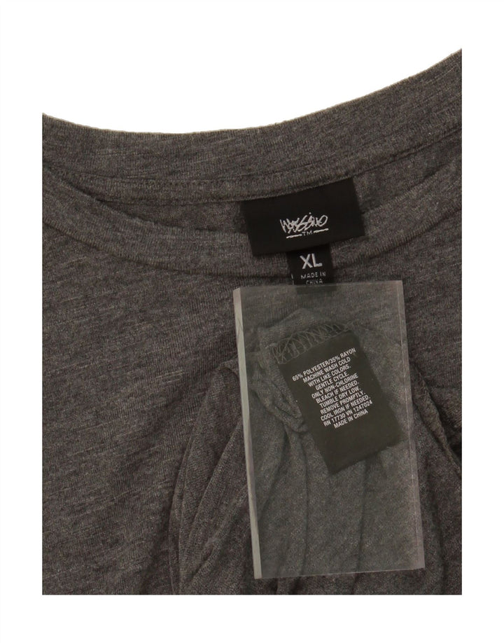 MOSSIMO Womens T-Shirt Dress UK 18 XL Grey Polyester Vintage Mossimo and Second-Hand Mossimo from Messina Hembry 