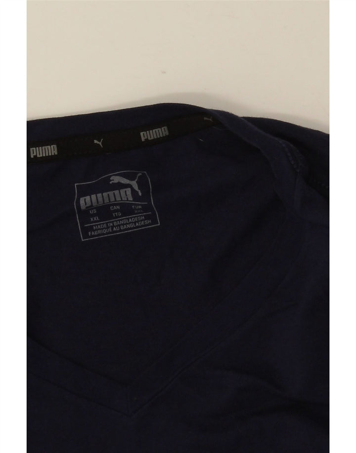 PUMA Muška majica kratkih rukava 2XL tamnoplava
