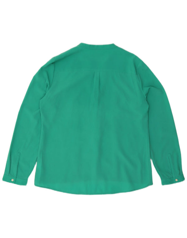 Calvin Klein Ženska košulja bluza UK 16 Veliki zeleni poliester