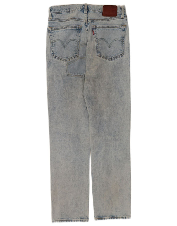 Levi's ženske 501 ravne traperice W26 L28 plavi pamuk