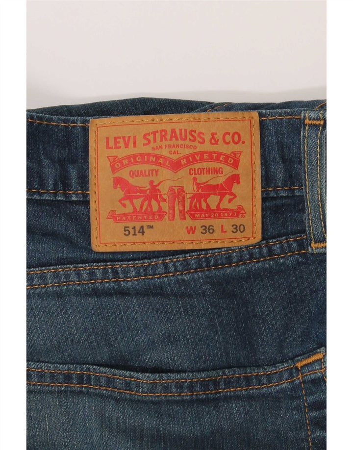 Levi's muške 514 ravne traperice W36 L30 plave