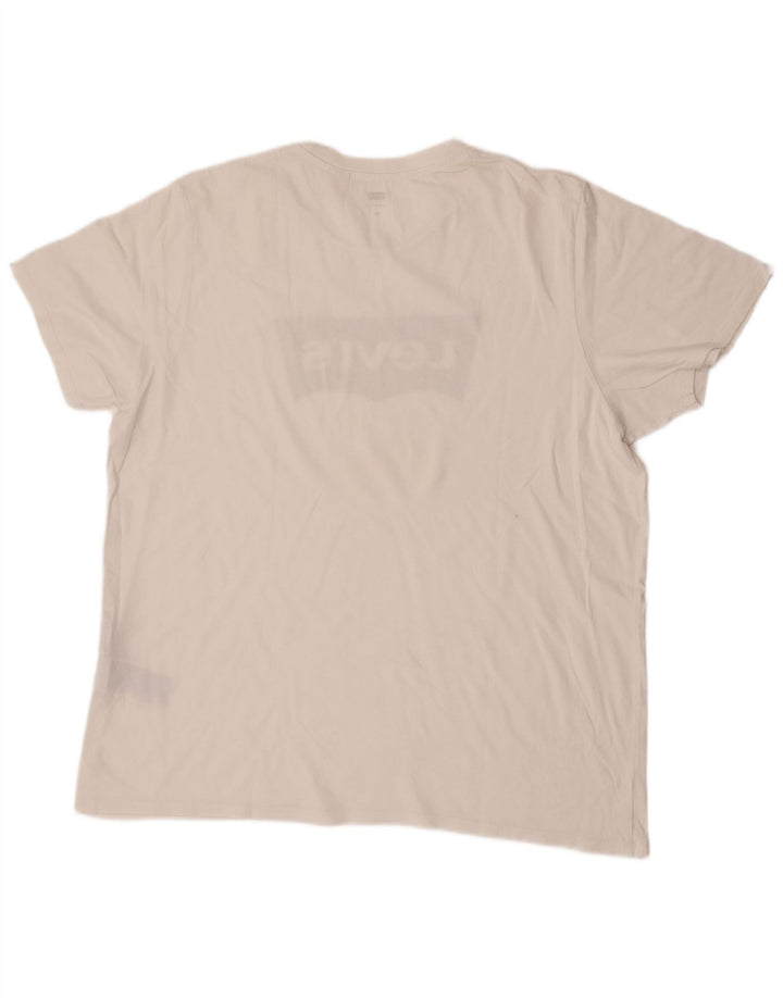 Levi's gornji dio majice s grafičkim motivima 2XL bijeli pamuk