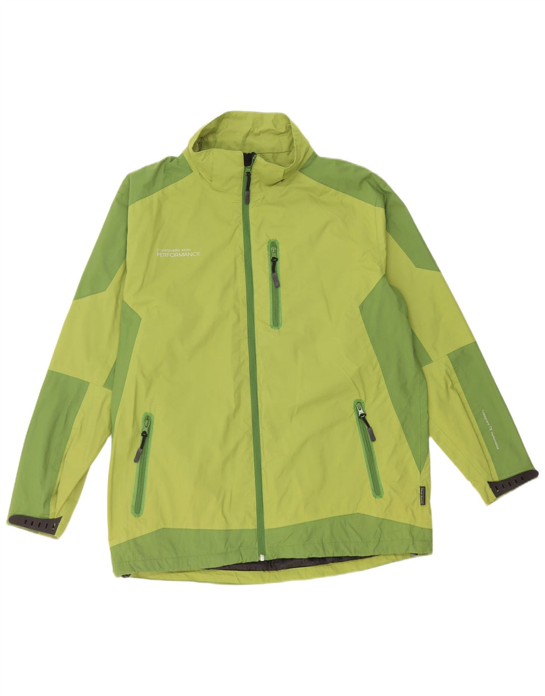 Muška kišna jakna Obalne straže UK 40 Large Green Colourblock najlon
