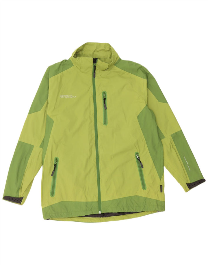 Muška kišna jakna Obalne straže UK 40 Large Green Colourblock najlon