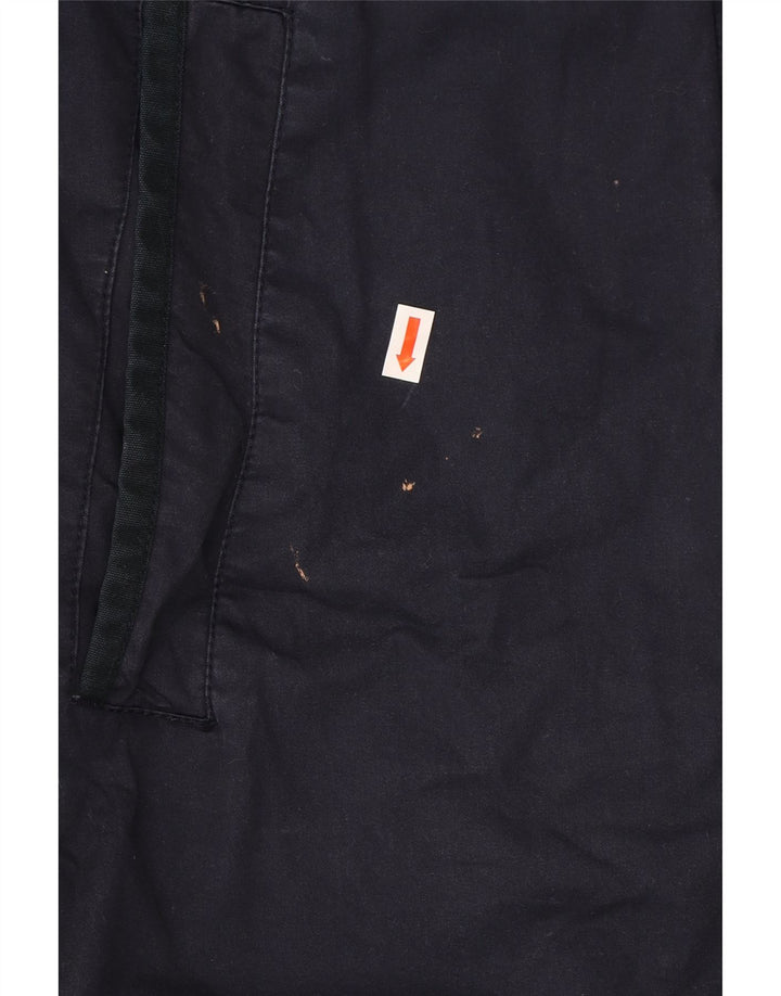 JACK WILLS Womens Oversized Hooded Parka Jacket UK 8 Small Navy Blue Vintage Jack Wills and Second-Hand Jack Wills from Messina Hembry 