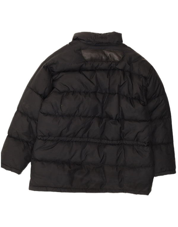 Lee Mens Padded Jacket UK 40 Large Black Polyester