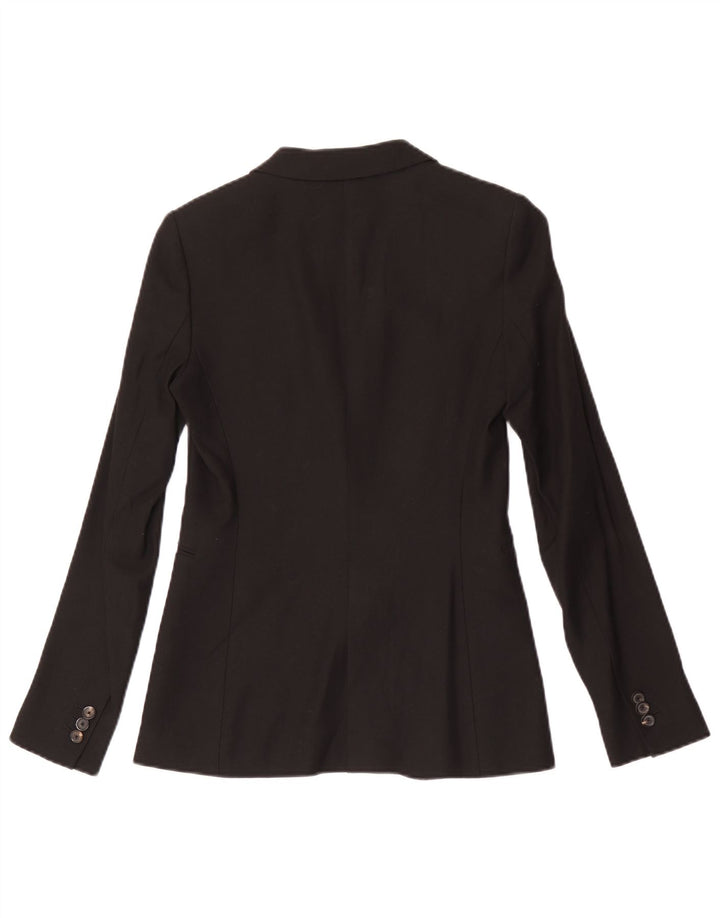 MASSIMO DUTTI Ženska jakna sa 1 dugmetom EU 34 XS crna vuna