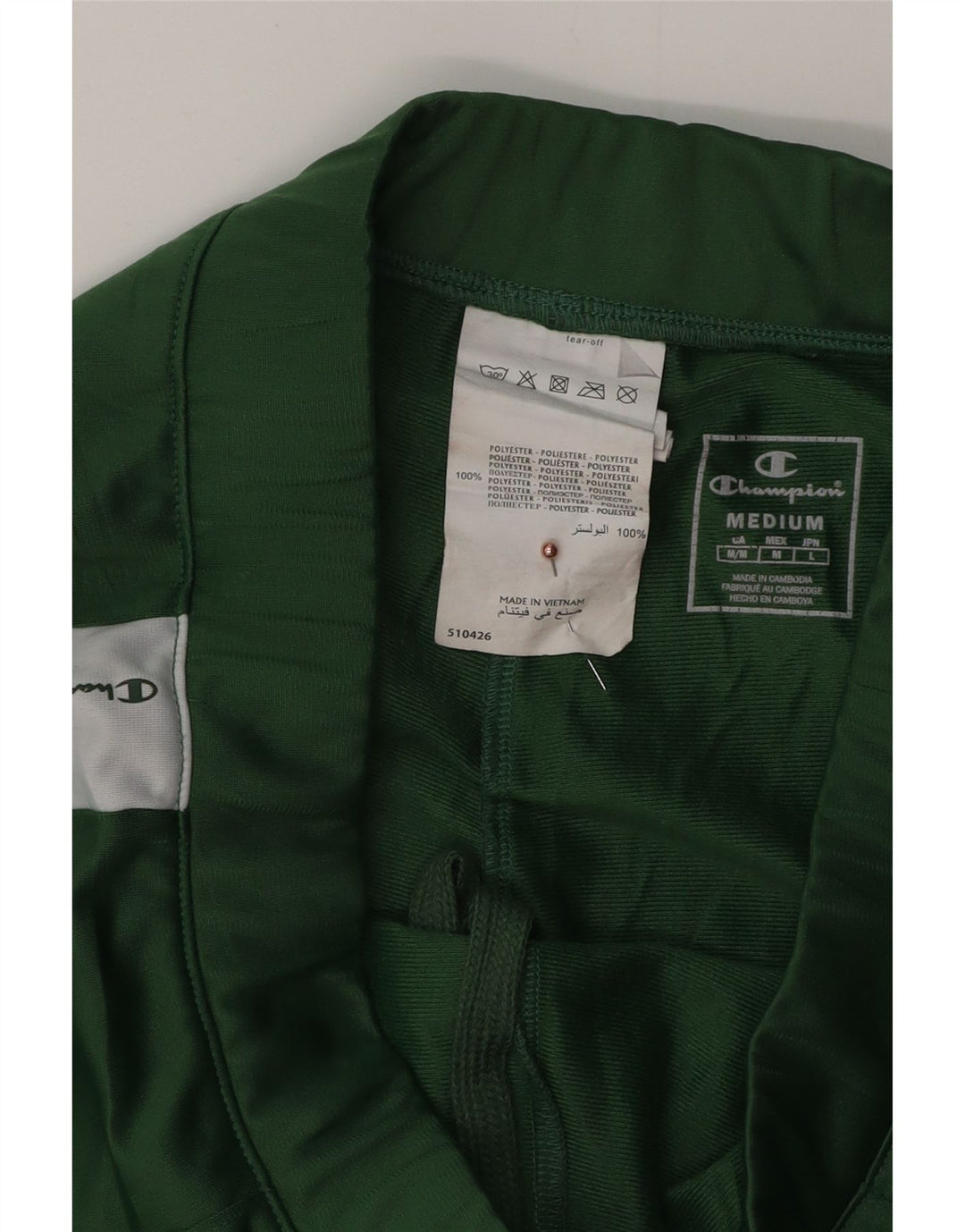 CHAMPION Ženske grafičke trenirke Hlače UK 14 srednje zelene boje