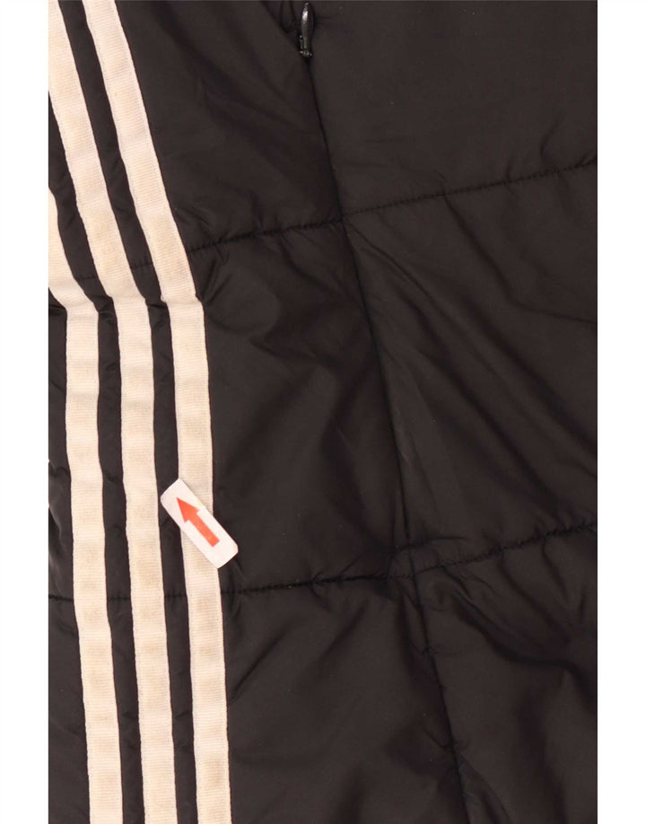 Adidas ženska podstavljena jakna s kapuljačom UK 14 srednje crna
