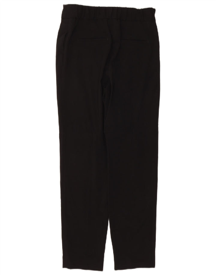 MASSIMO DUTTI Ženske ležerne hlače visokog struka EU 36 XS W26 L27 crne