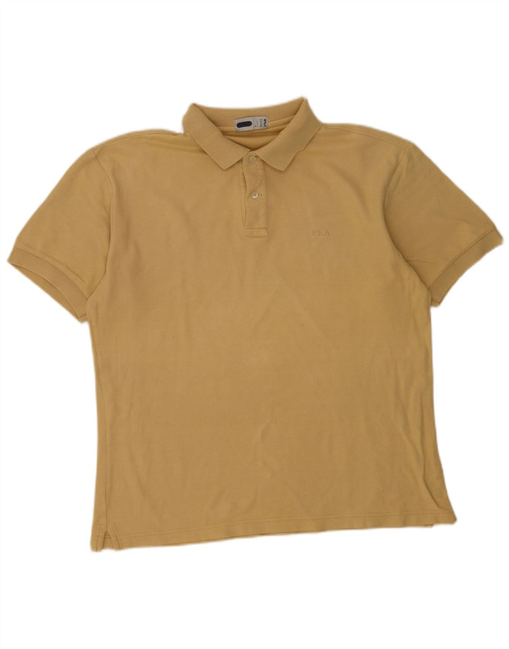 Fila Muška polo majica IT 52 Large Beige Cotton