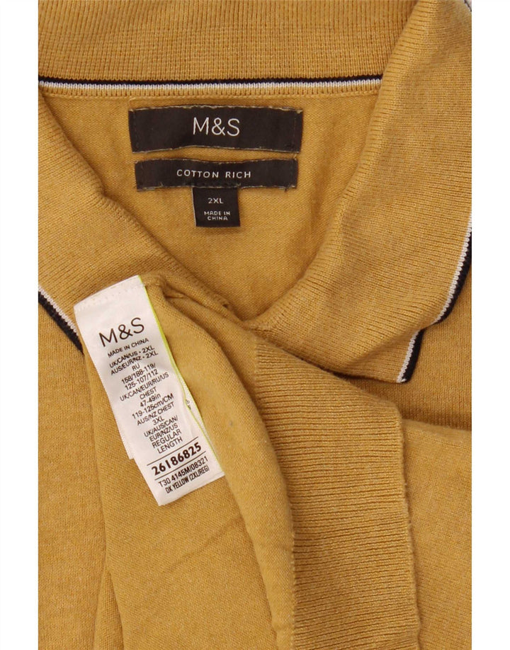 Marks & Spencer muška polo majica 2XL žuti pamuk