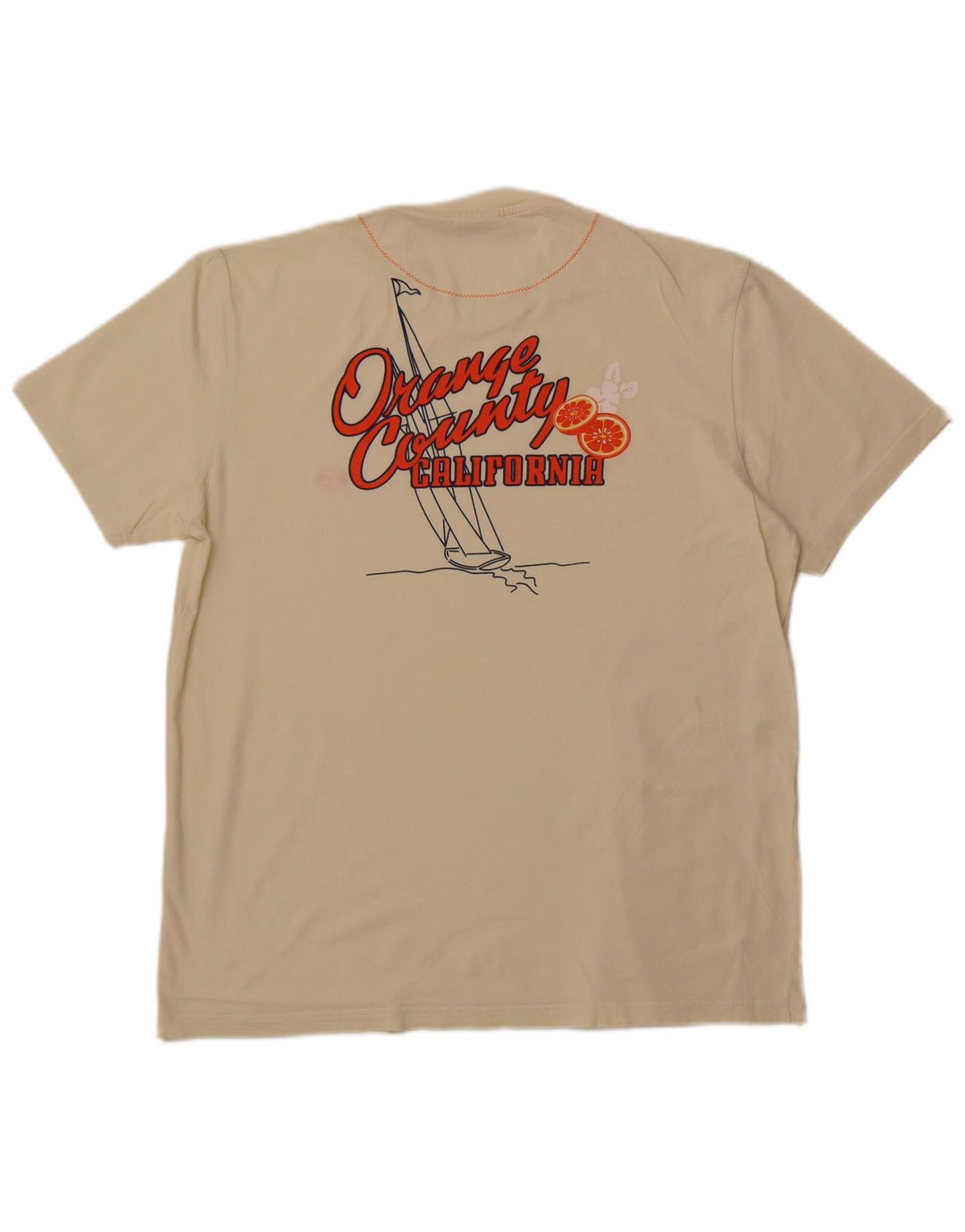 SERGIO TACCHINI Muška majica kratkih rukava s grafičkim motivima XL, bijeli pamuk