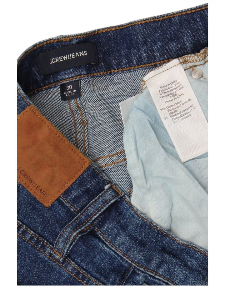 J. CREW Ženske ravne traperice W30 L27 plavi pamuk