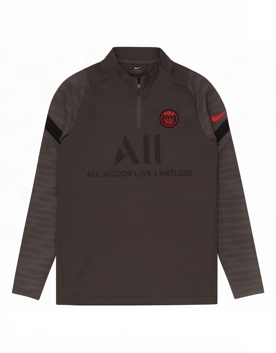 Nike Mens Paris Saint-Germain Graphic Pulover Top Trenirka srednje siva