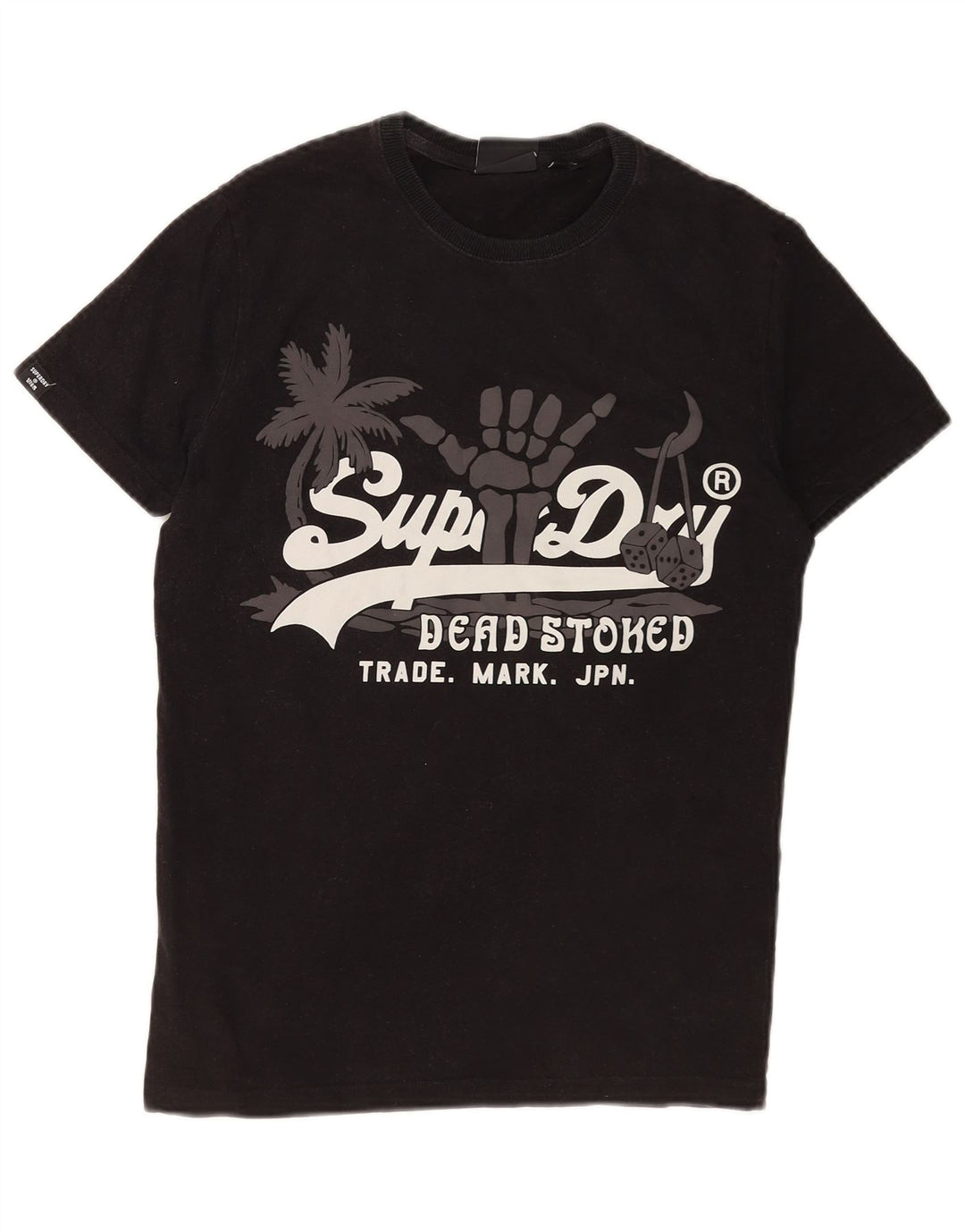 Superdry muška majica s grafičkim motivima, mala crna