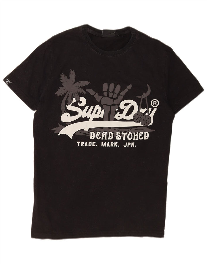 Superdry muška majica s grafičkim motivima, mala crna
