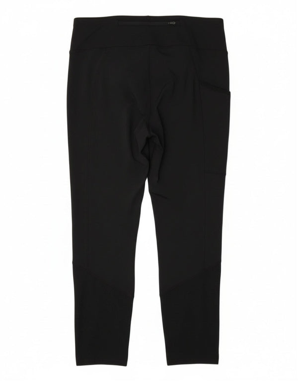 Nike ženske Dri Fit Capri tajice UK 8 male crne poliesterske