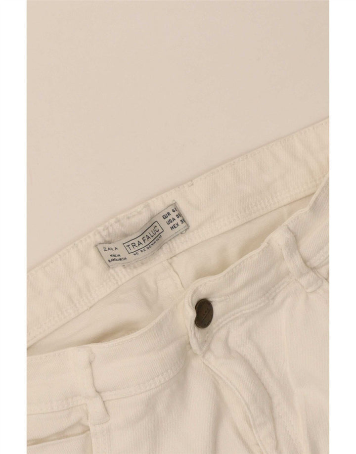 Ženske traperice Zara Trafaluc Slim EU 40 Medium W30 L30 Bijele