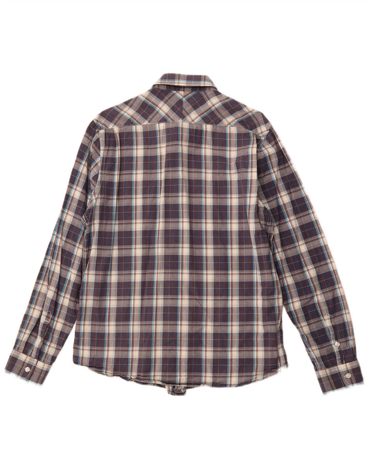 LEE muška košulja velika tamnoplava karirana pamuk