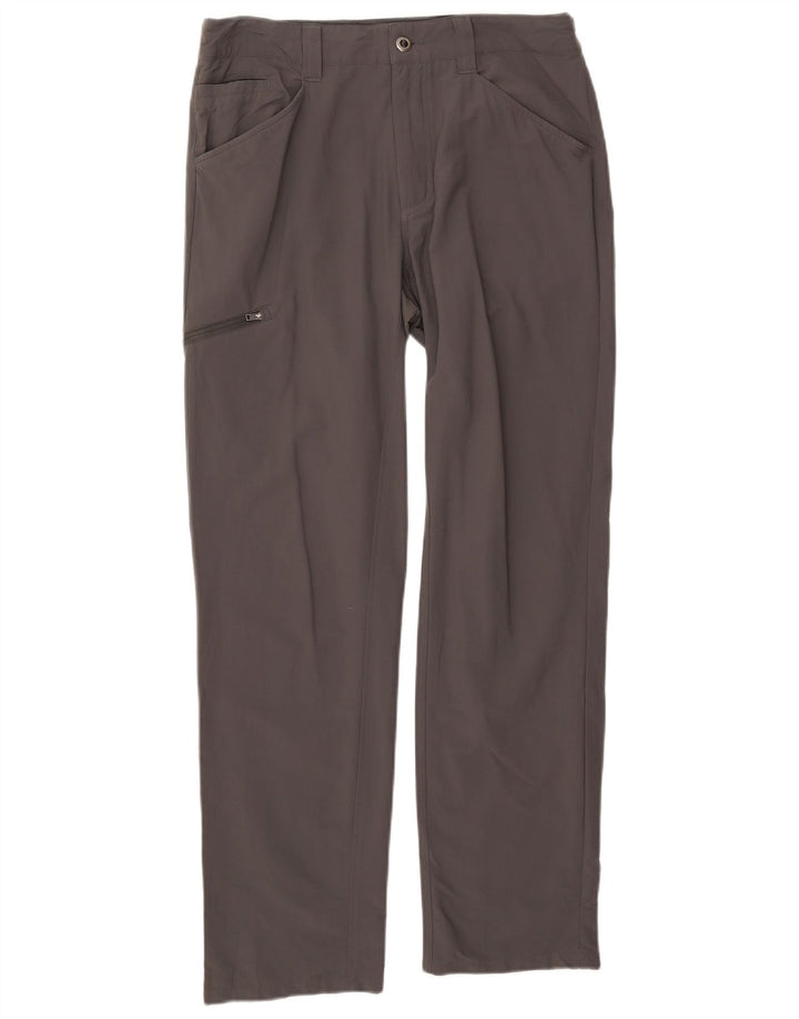 PATAGONIA ženske ravne kargo hlače W32 L31 sivi najlon