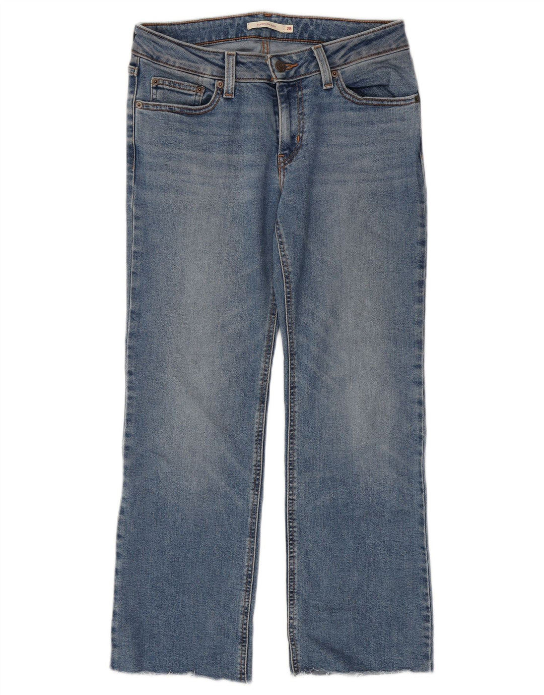 Levi's ženske super niske traperice W28 L30 plavi pamuk
