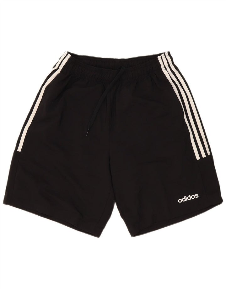Adidas muške sportske kratke hlače srednje crne boje od poliestera