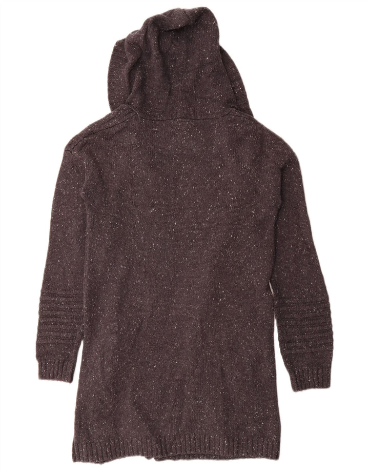 Rip Curl ženski dugački otvoreni kardigan pulover UK 14 srednje sivo s pjegama