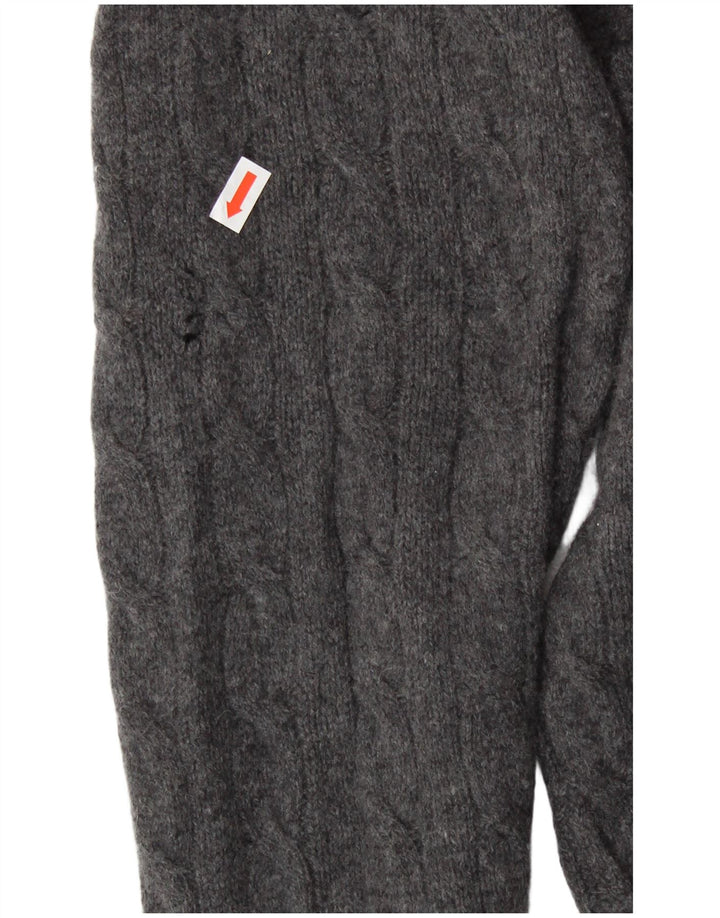 Polo Ralph Lauren muški džemper s okruglim izrezom XL siva vunena