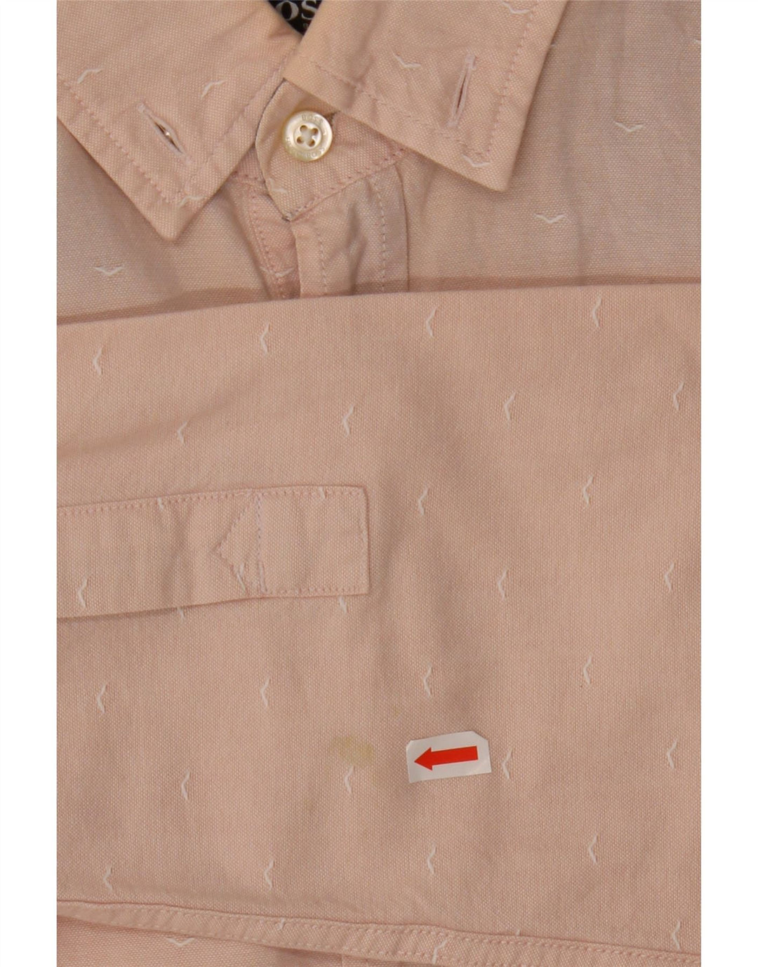 HUGO BOSS Mens Slim Fit Shirt Medium Pink Vintage Hugo Boss and Second-Hand Hugo Boss from Messina Hembry 