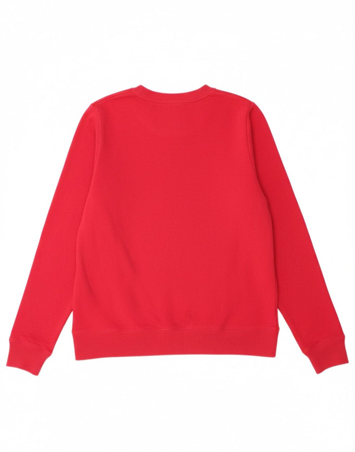 HOLLISTER Mens Graphic Sweatshirt Jumper Small Red Cotton