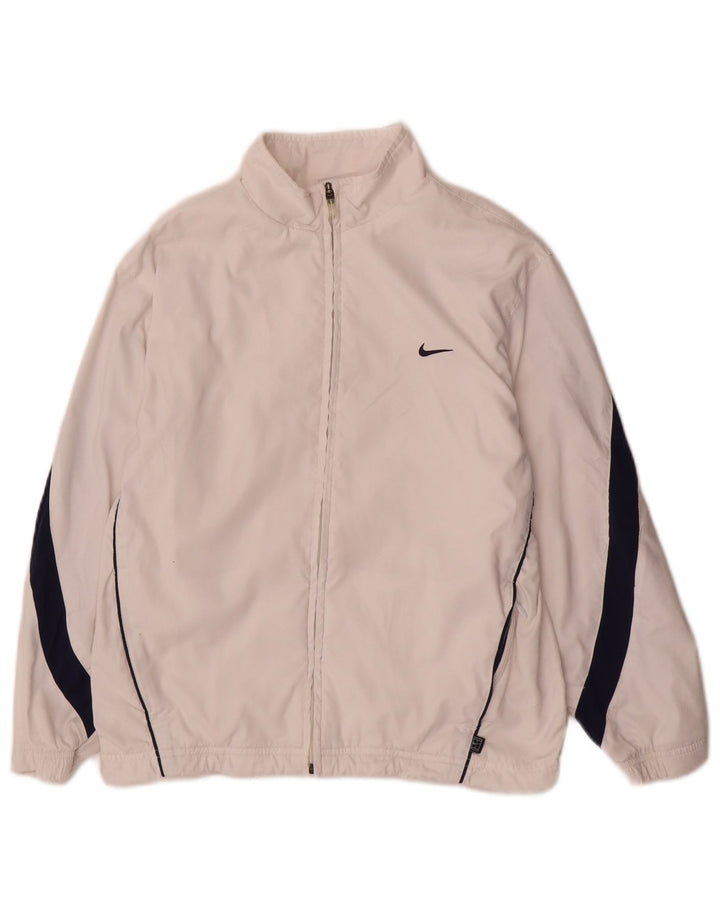 Nike Boys Trenirka Gornja jakna 10-11 godina Srednje bijeli Colourblock najlon