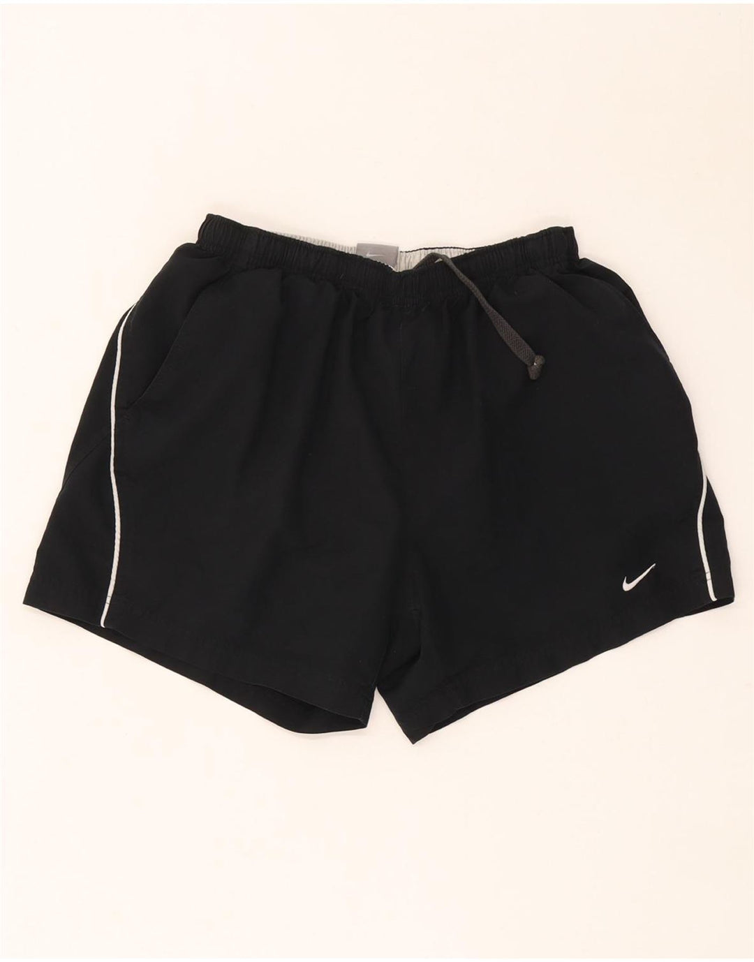 Nike ženske sportske kratke hlače UK 12 Srednje crni poliester
