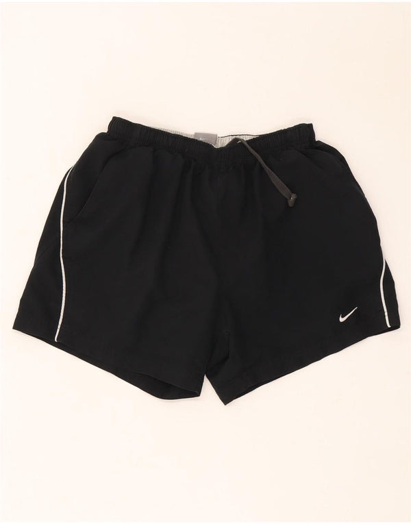Nike ženske sportske kratke hlače UK 12 Srednje crni poliester