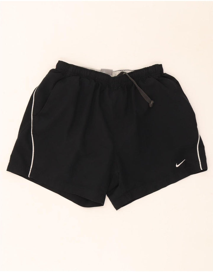Nike ženske sportske kratke hlače UK 12 Srednje crni poliester