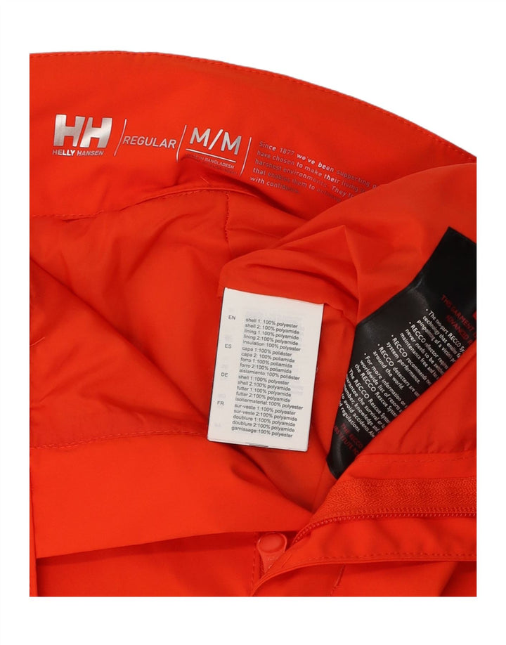 Helly Hansen muške skijaške hlače srednje crvene boje od poliestera
