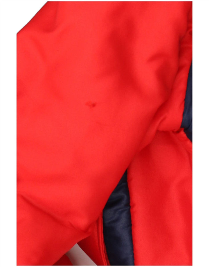 Vintage muška podstavljena jakna IT 48 Medium Red Colourblock poliamid