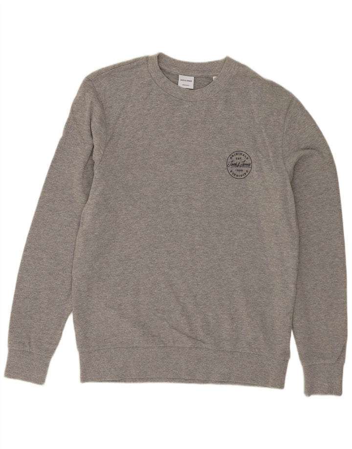 Jack & Jones muški džemper srednje sive boje s pjegama